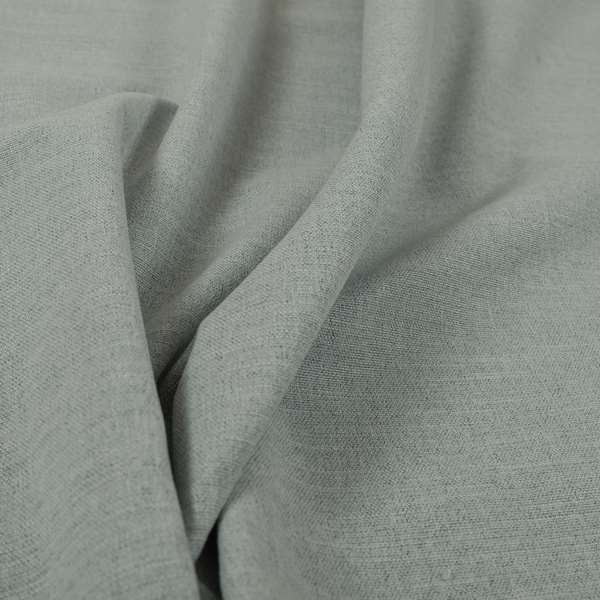 Darwin Linen Effect Style Flat Weave Material In Silver Colour Upholstery Soft Furnishing Fabrics