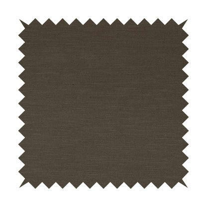 Darwin Linen Effect Style Flat Weave Material In Brown Colour Upholstery Soft Furnishing Fabrics - Roman Blinds