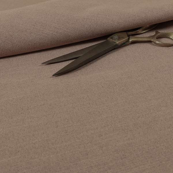 Darwin Linen Effect Style Flat Weave Material In Lemonade Pink Colour Upholstery Soft Furnishing Fabrics - Roman Blinds