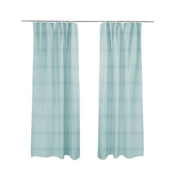 Luna Soft Textured Pastel Range Of Chenille Upholstery Fabric In Light Blue Colour - Made To Measure Curtains
