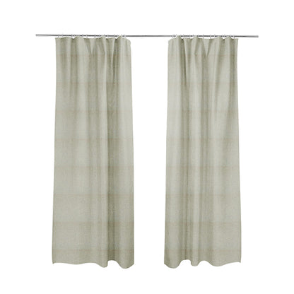 Mehari Linen Effect Flat Weave Semi Plain Upholstery Fabric In Beige Colour - Made To Measure Curtains