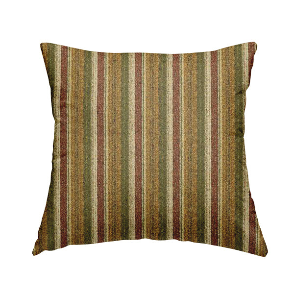 Bruges Stripe Vertical Striped Pattern Green Red Yellow Colour Jacquard ...