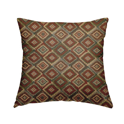 Bruges Modern Mexican Tetris Aztec Geometric Pattern Jacquard Upholstery Fabrics CTR-711 - Handmade Cushions