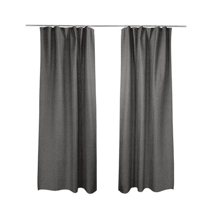 Patricia Soft Like Velvet Chenille Upholstery Fabric Grey Colour - Made To Measure Curtains