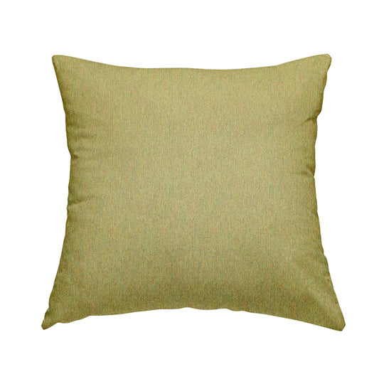 Downton Yellow Semi Plain Lightweight Chenille Curtain Upholstery Fabrics CTR-811 - Handmade Cushions