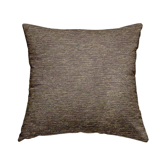 Iona Semi Plain Stripe Chenille In Purple Colour Upholstery Furnishing Fabrics CTR-857 - Handmade Cushions