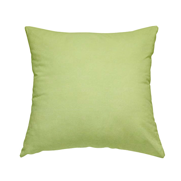 Fabriano Plain Chenille Type Light Green Colour Upholstery Fabric CTR-897 - Handmade Cushions