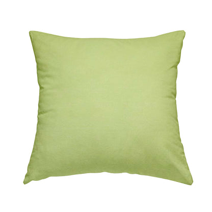 Fabriano Plain Chenille Type Light Green Colour Upholstery Fabric CTR-897 - Handmade Cushions