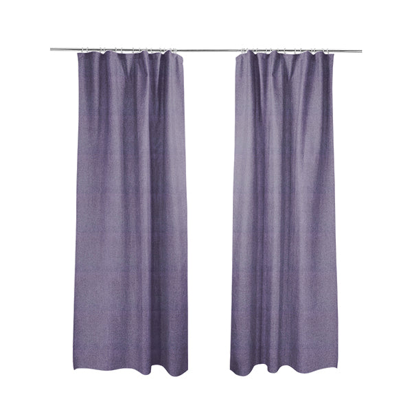 Fabriano Plain Chenille Type Purple Colour Upholstery Fabric CTR-904 - Made To Measure Curtains