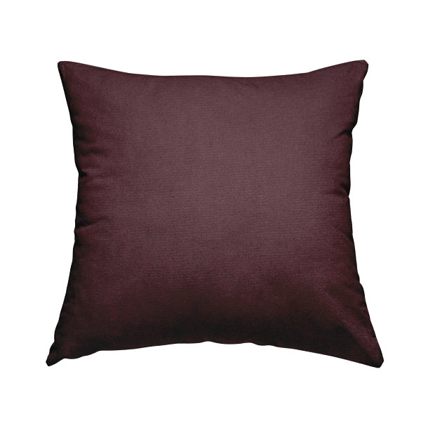 Poppy Soothing Velour Velvet Upholstery Furnishing Purple Fabric CTR-1028 - Handmade Cushions