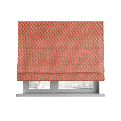 Bilbao Weave Textured Chenille Pink Brown Colour Furnishing Fabric CTR-1050 - Roman Blinds