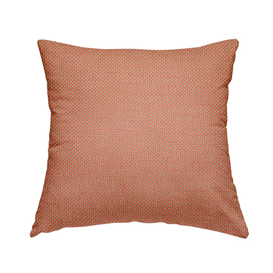 Bilbao Weave Textured Chenille Pink Brown Colour Furnishing Fabric CTR-1050 - Handmade Cushions