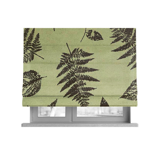 Pelham Autumnal Floral Pattern In Brown Colour Furnishing Upholstery Fabric CTR-1102 - Roman Blinds