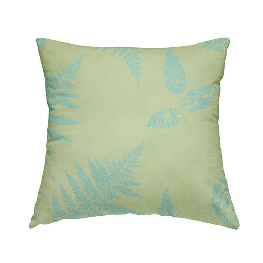 Pelham Autumnal Floral Pattern In Light Blue Colour Furnishing Upholstery Fabric CTR-1103 - Handmade Cushions