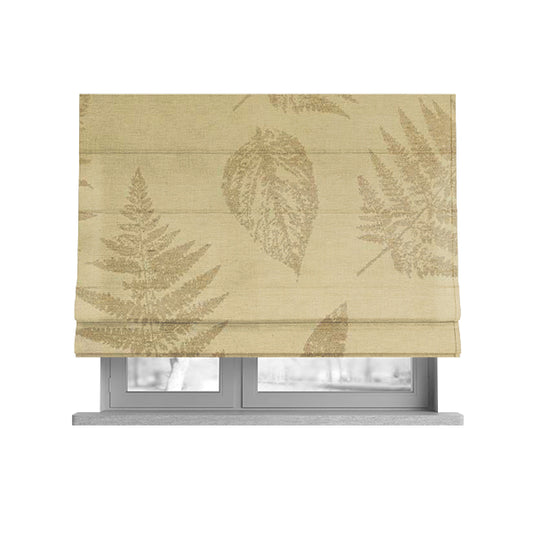 Pelham Autumnal Floral Pattern In Beige Colour Furnishing Upholstery Fabric CTR-1106 - Roman Blinds