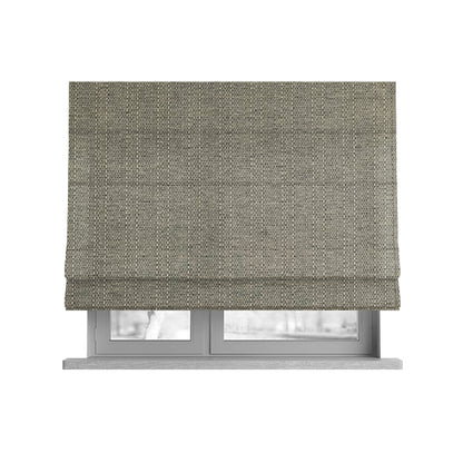 Devon Textured Woven Upholstery Chenille Fabric In Beige Colour - Roman Blinds