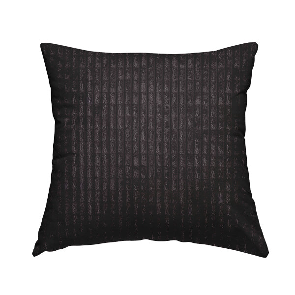 Didcot Brick Effect Corduroy Fabric In Purple Colour - Handmade Cushions