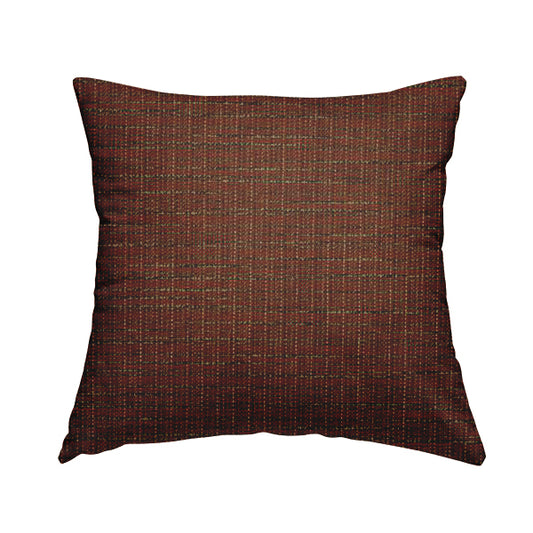 Dijon Heavily Textured Detailed Weave Material Orange Furnishing Upholstery Fabrics - Handmade Cushions