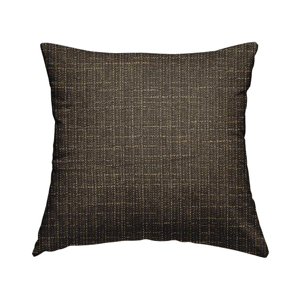 Dijon Heavily Textured Detailed Weave Material Brown Furnishing Upholstery Fabrics - Handmade Cushions