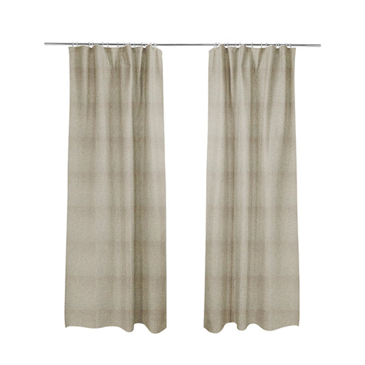 Abbotsford Super Soft Basket Weave Material Dual Purpose Upholstery Curtains Fabric In Beige - Made To Measure Curtains