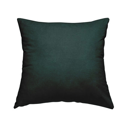 Earley Soft Matt Velvet Chenille Furnishing Upholstery Fabric In Ocean Teal Colour - Handmade Cushions
