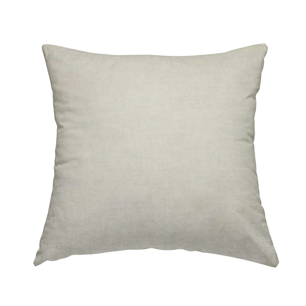 Faleolo Thick Durable Soft Velvet Material Beige Colour Upholstery Fabric - Handmade Cushions