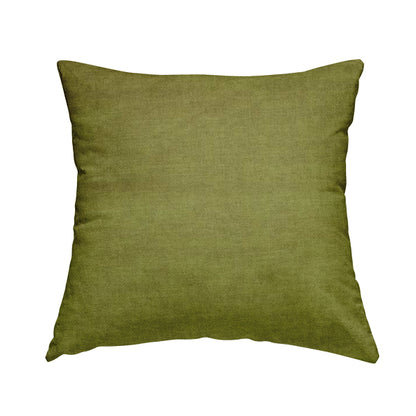 Faleolo Thick Durable Soft Velvet Material Green Colour Upholstery Fabric - Handmade Cushions