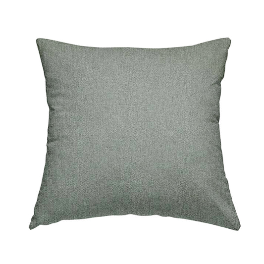 Florence Soft Plain Chenille Silver Grey Colour Quality Upholstery Fabric - Handmade Cushions