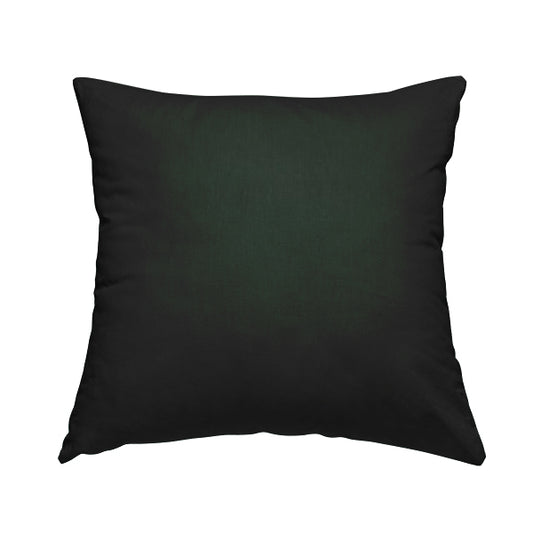 Florentine Soft Shine Textured Army Dark Green Colour Chenille Velvet Upholstery Fabric - Handmade Cushions