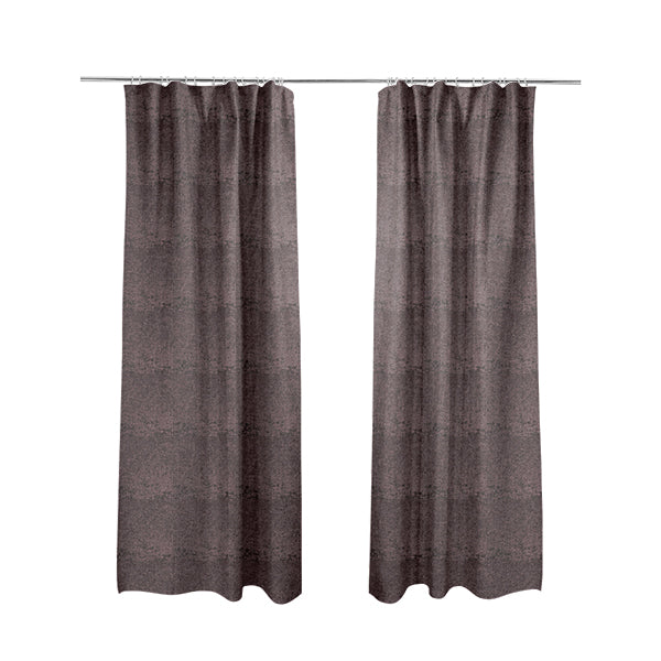 Geneva Crushed Velvet Upholstery Fabric In Mulberry Wine Red Colour - Made To Measure Curtains