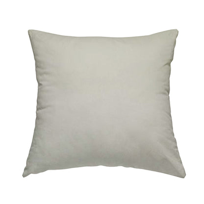 Grenada Soft Suede Fabric In White Colour For Interior Furnishing Upholstery - Handmade Cushions