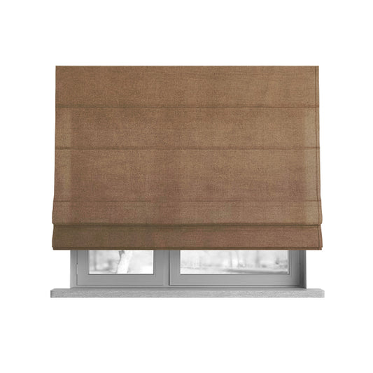 Grenada Soft Suede Fabric In Beige Colour For Interior Furnishing Upholstery - Roman Blinds