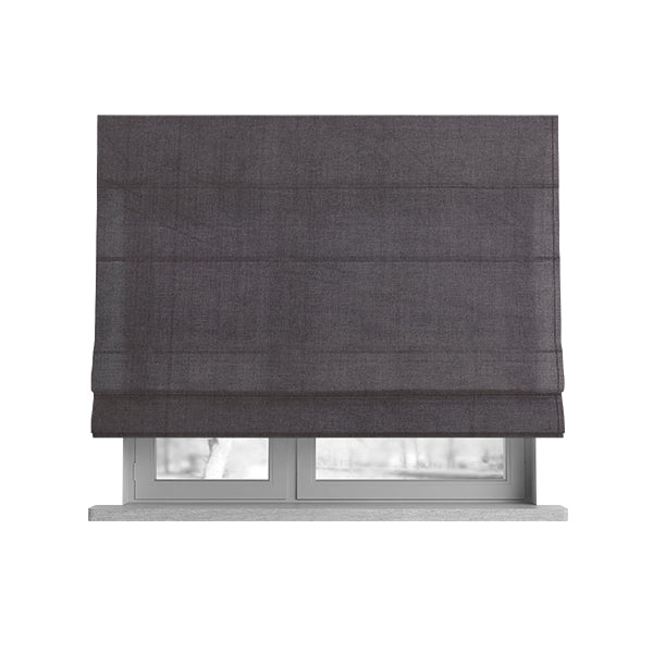 Grenada Soft Suede Fabric In Grey Colour For Interior Furnishing Upholstery - Roman Blinds