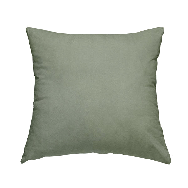 Grenada Soft Suede Fabric In Aqua Colour For Interior Furnishing Upholstery - Handmade Cushions