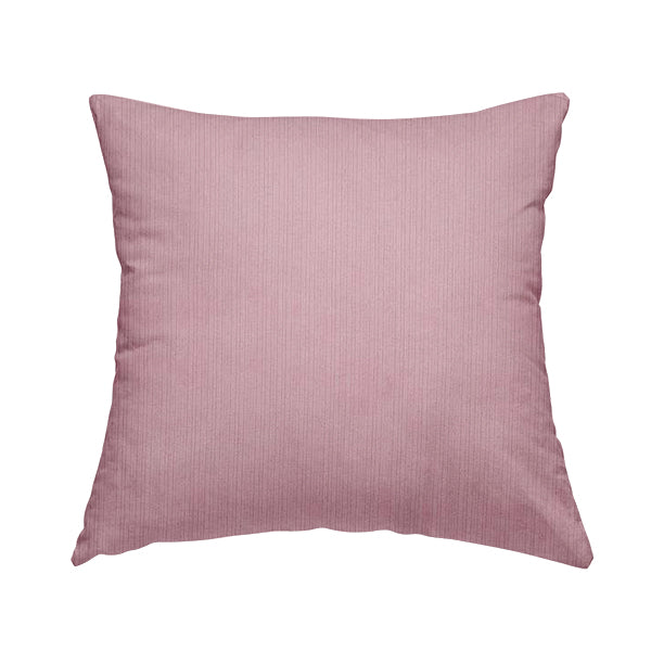 Havant Strie Soft Velvet Textured Feel Chenille Material In Pink Upholstery Fabrics - Handmade Cushions