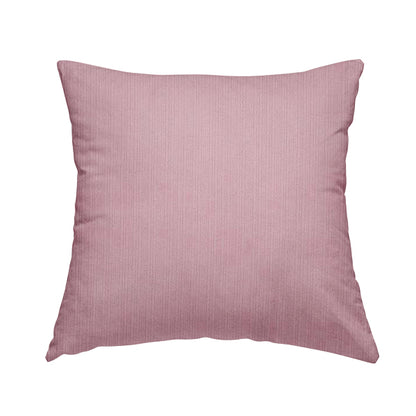 Havant Strie Soft Velvet Textured Feel Chenille Material In Pink Upholstery Fabrics - Handmade Cushions