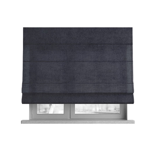 Irania Soft Chenille Upholstery Fabric Slate Grey Colour - Roman Blinds