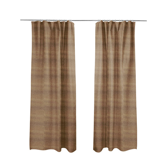 Zouk Plain Durable Velvet Brushed Cotton Effect Upholstery Fabric Tan Brown Colour - Made To Measure Curtains