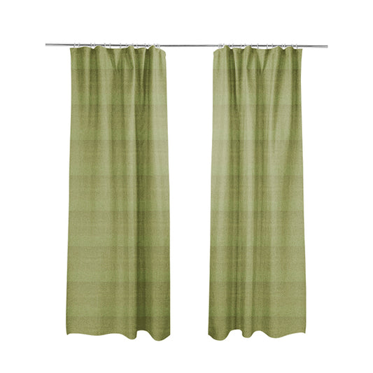 Zouk Plain Durable Velvet Brushed Cotton Effect Upholstery Fabric Pear Green Colour - Made To Measure Curtains