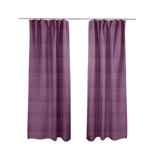 Zouk Plain Durable Velvet Brushed Cotton Effect Upholstery Fabric Violet Purple Colour - Made To Measure Curtains