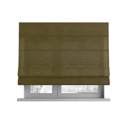 Bhopal Soft Textured Yellow Coloured Plain Velour Pile Upholstery Fabric - Roman Blinds