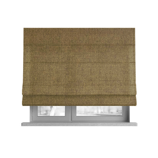 Abbotsford Super Soft Basket Weave Material Dual Purpose Upholstery Curtains Fabric In Yellow - Roman Blinds
