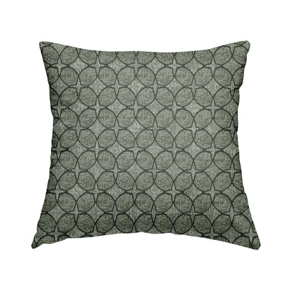 Lomasi Metallic Tones Fabric Silver Grey Moroccan Medallion Furnishing Fabric JO-423 - Handmade Cushions