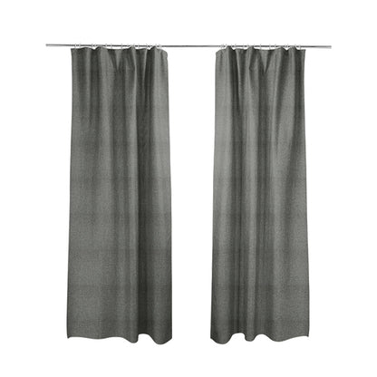 Abbotsford Super Soft Basket Weave Material Dual Purpose Upholstery Curtains Fabric In Grey - Made To Measure Curtains