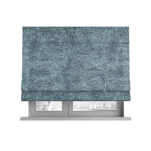 Bakari Semi Plain Woven Upholstery Chenille Fabric In Grey Colour JO-568 - Roman Blinds