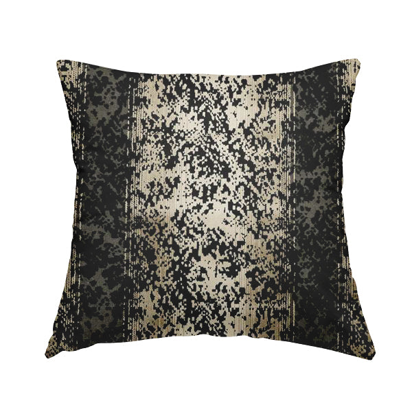 Ziani Designer Abstract Pattern Velvet Soft Pattern In Black Colour JO-600 - Handmade Cushions