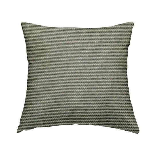 Lyon Soft Like Cotton Woven Hopsack Type Chenille Upholstery Fabric Slate Brown Grey Colour JO-865 - Handmade Cushions
