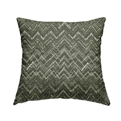Elwin Decorative Weave Grey Colour Waves Pattern Jacquard Fabric JO-872 - Handmade Cushions