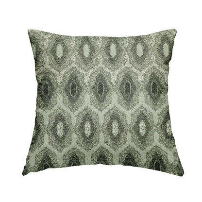 Decorative Weave Geometric Natural Grey Colour Pattern Jacquard Fabric JO-882 - Handmade Cushions