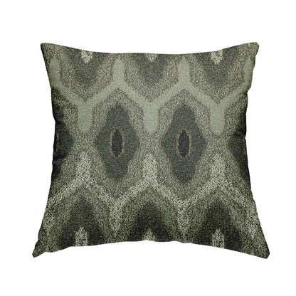 Decorative Weave Geometric Black Grey Colour Pattern Jacquard Fabric JO-883 - Handmade Cushions